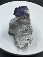 Fluorite over Quartz