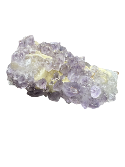 Amethyst over Fluorite