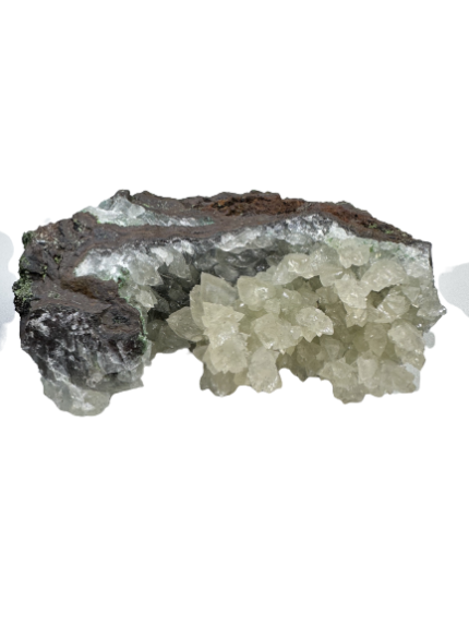 Calcite on Conichalcite